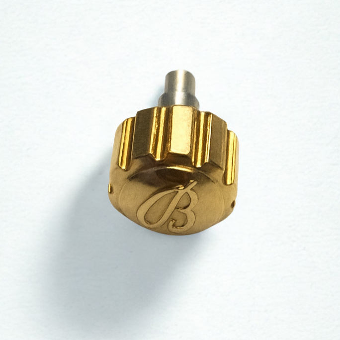 Breitling Crown CAV3808 | 6.00mm Diameter | Tap 10 | Gold & Silver