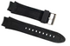 Black Silicone Watch Strap Quick Release 26mm Waterproof Soft Rubber Band