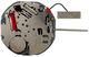 Hattori VX75  Seiko Quartz Watch Movement Overall Height 5.0mm