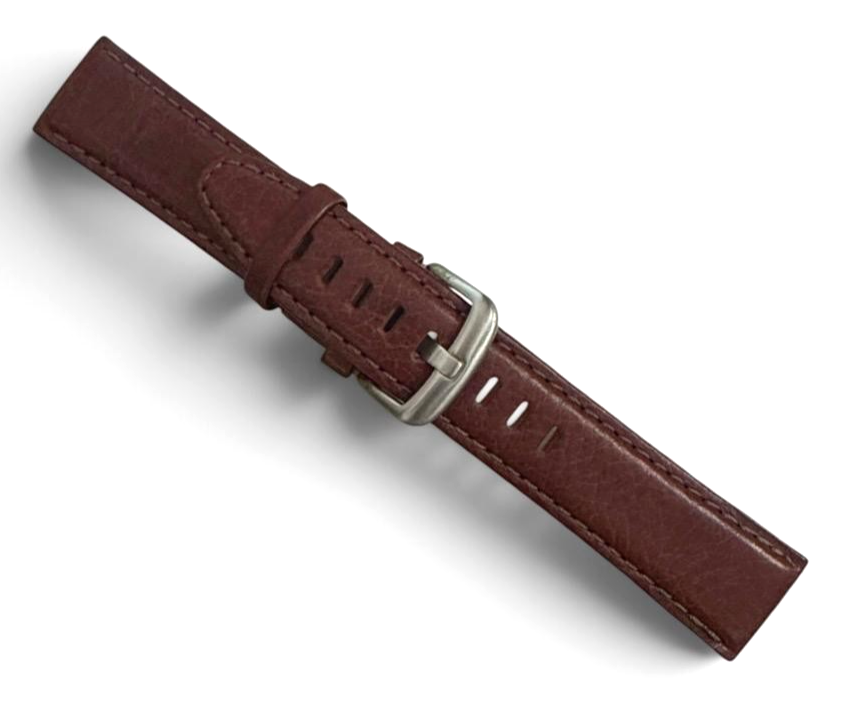 Columbia Men Fashion Brown Leather Band Quartz Analog 20mm