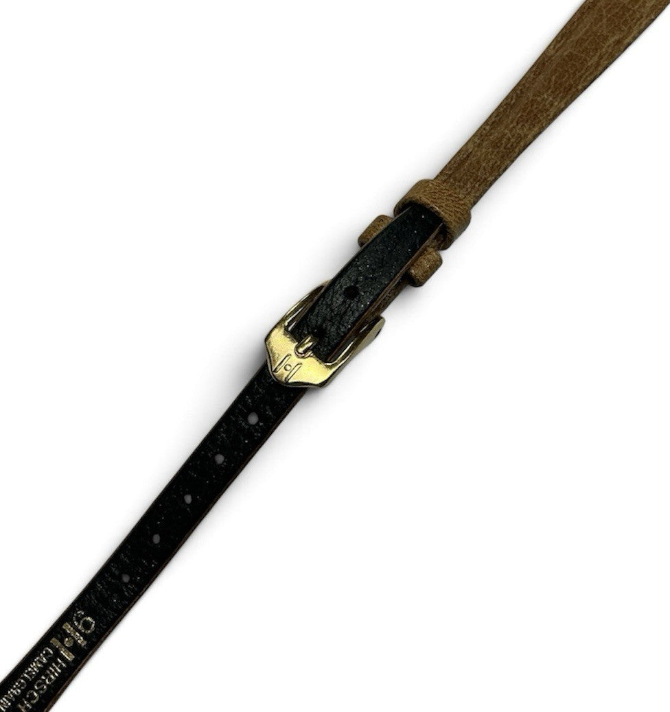 9mm Hirsch Ladies Camel Grain Tan Genuine Leather Watch Band