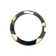 Sapphire Crystal Rado Double Dome Silver and Gold Trim (23.0×2.8×0.90)mm