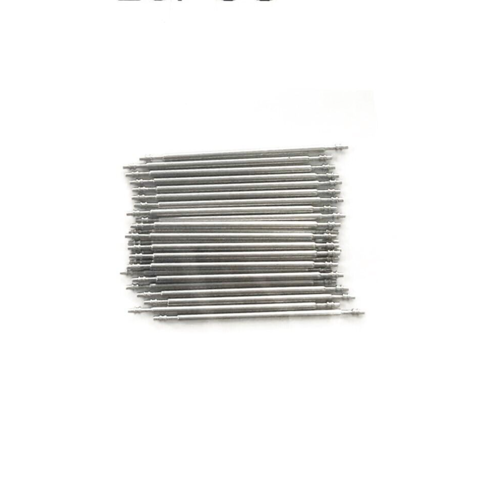 25pcs Stainless Steel Watch Band Spring Bars Strap Link Pin 23mm Thickness 1.0mm