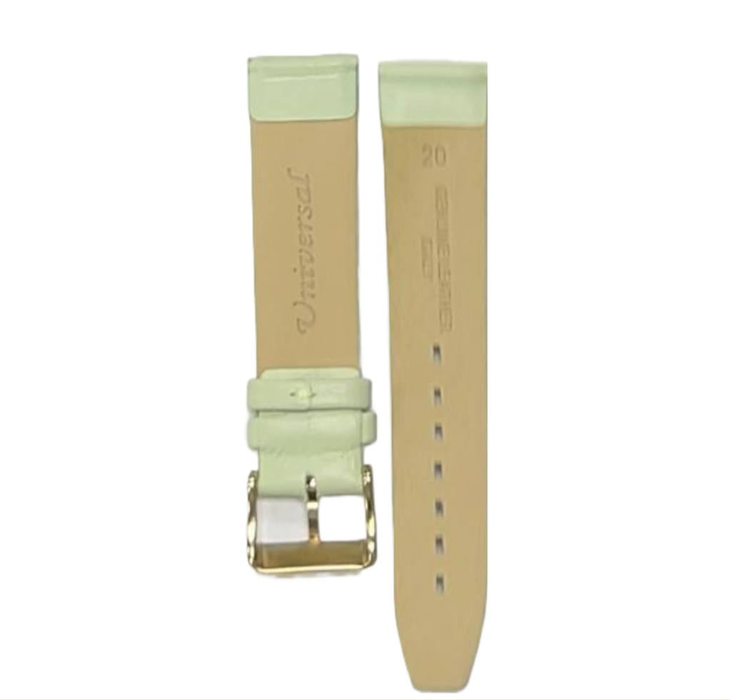 High Quality Watch Bands Flat Genuine Leather Plain 18-20mm