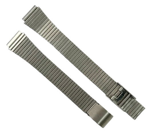 Lot of 5 Watch Bands Silver-tone Color Metal Ladies 12mm