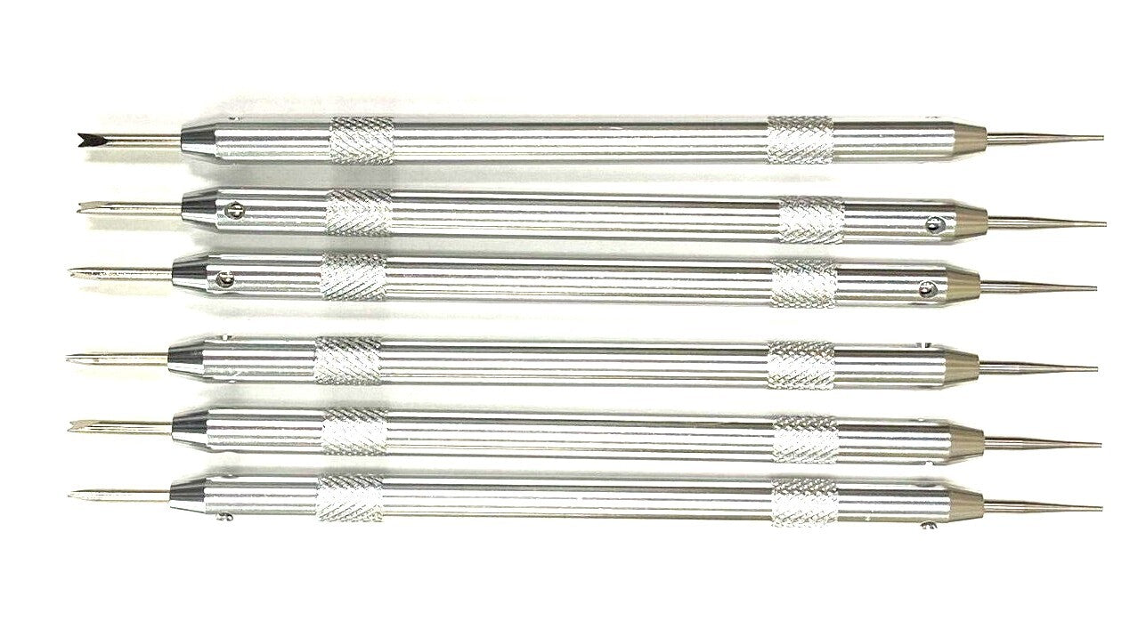 High Quality Watch Band Spring Bar Removers SILVER Handle Watchmaker Repair Tool