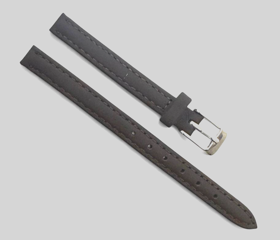 8MM D.BROWN UNIVERSAL Genuine Leather Watch Band Strap