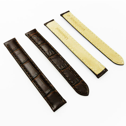 Watch Band Genuine Leather  Alligator Grain (PADDED) fIt Cartier Watch 12X12MM