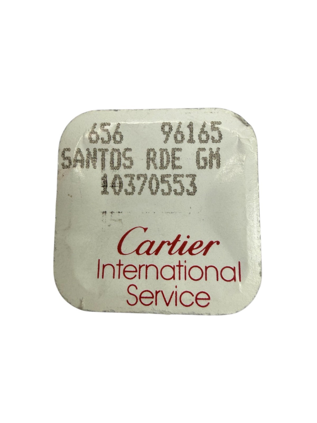 Authentic Cartier Santos RDE GM Component Ref. 10370553 / 656 96165 (Open Pack)