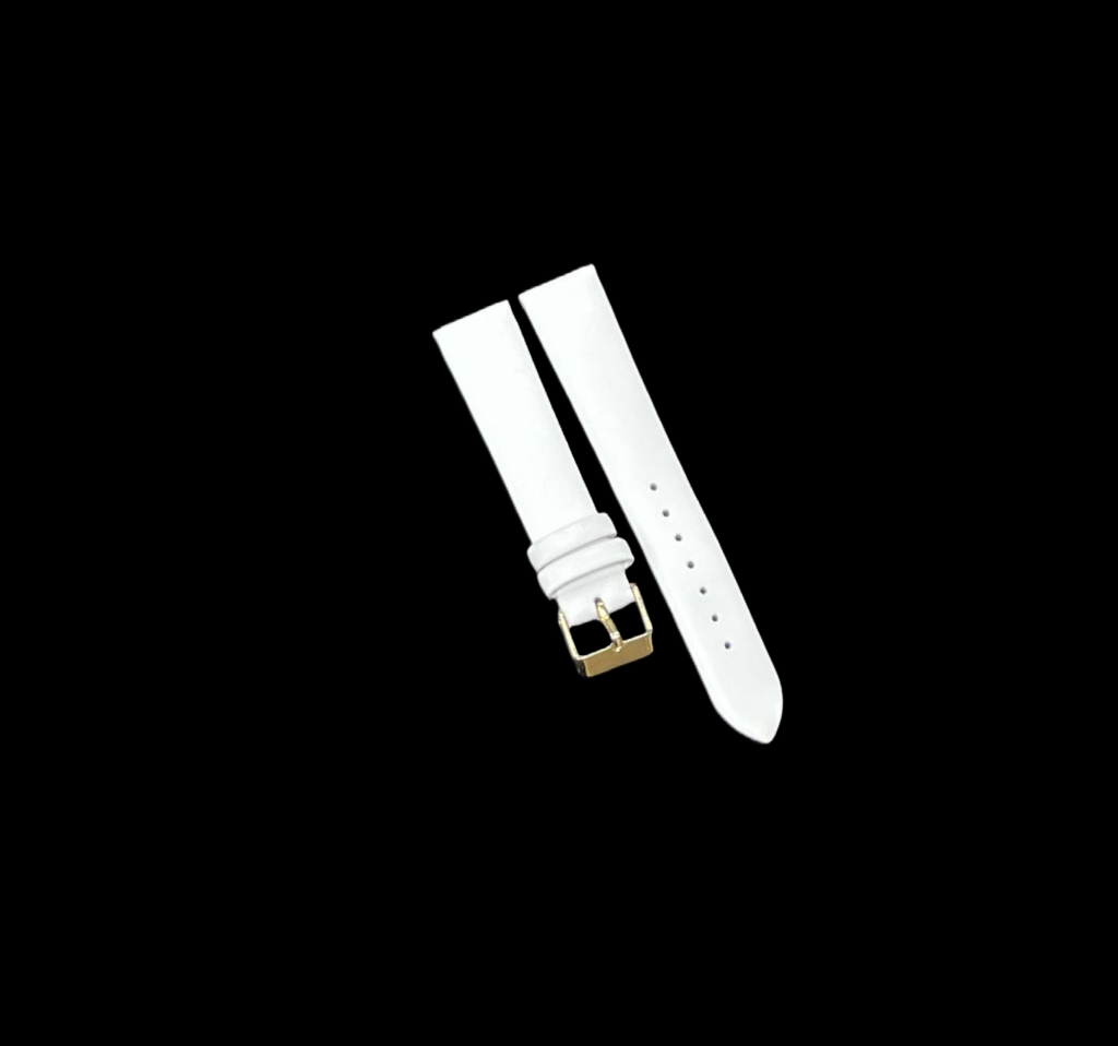 Unstitched Genuine Leather Watch Band Strap with Plain Smooth Finish 12-26MM