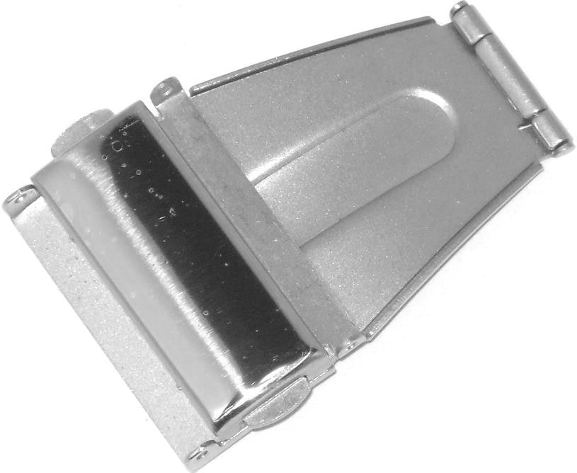 Watch Band Clasp/Buckles with Push Button in Silver-Tone Color Sizes 7mm-30mm