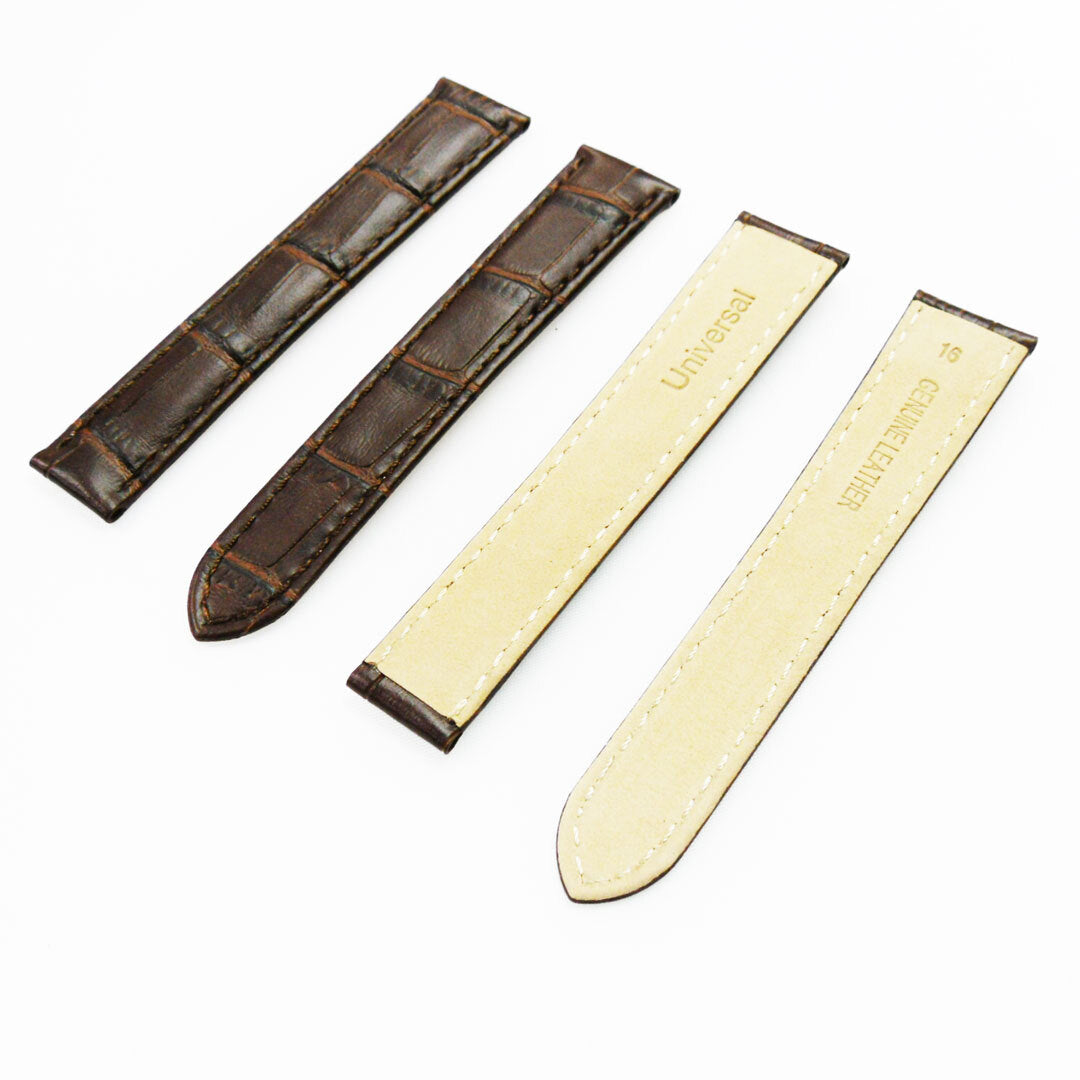 Watch Band Genuine Leather  Alligator Grain (PADDED) Cartier Watch 16X14MM