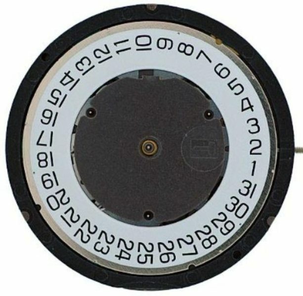ETA Quartz Chrono Watch Movement G10.711/712 DT At 4:00  outside, Height 7.9mm