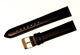 WATCH BAND DARK BROWN PLAIN GENUINE LEATHER 18MM 