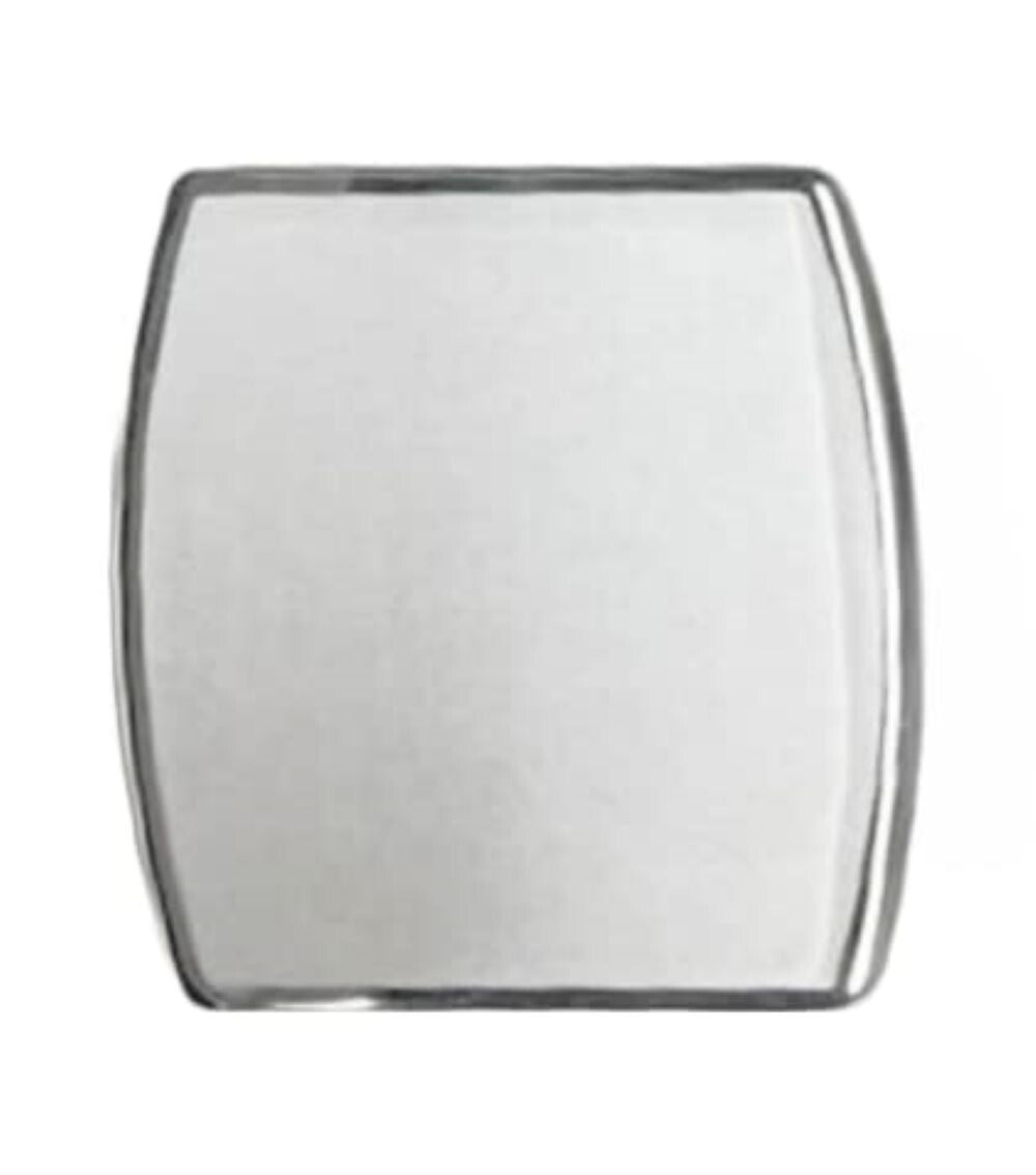 Mineral Crystal BULOVA Ladies Single Domed Silver Trim (24.0×22.5)mm Fit 96R163