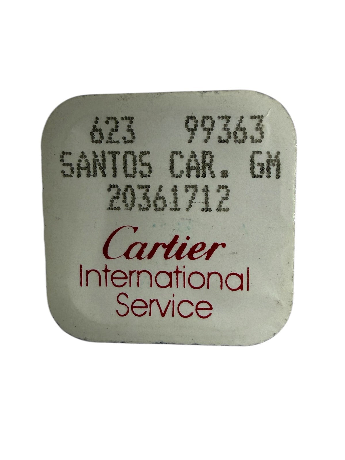 Authentic Cartier Santos CAR GM Screw – Ref. 20361712 / 623 99363 (Open Package)