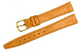 Watch Band TAN Color Genuine PIGSKIN Grain Flat, Stitched 14mm (A1 Quality)