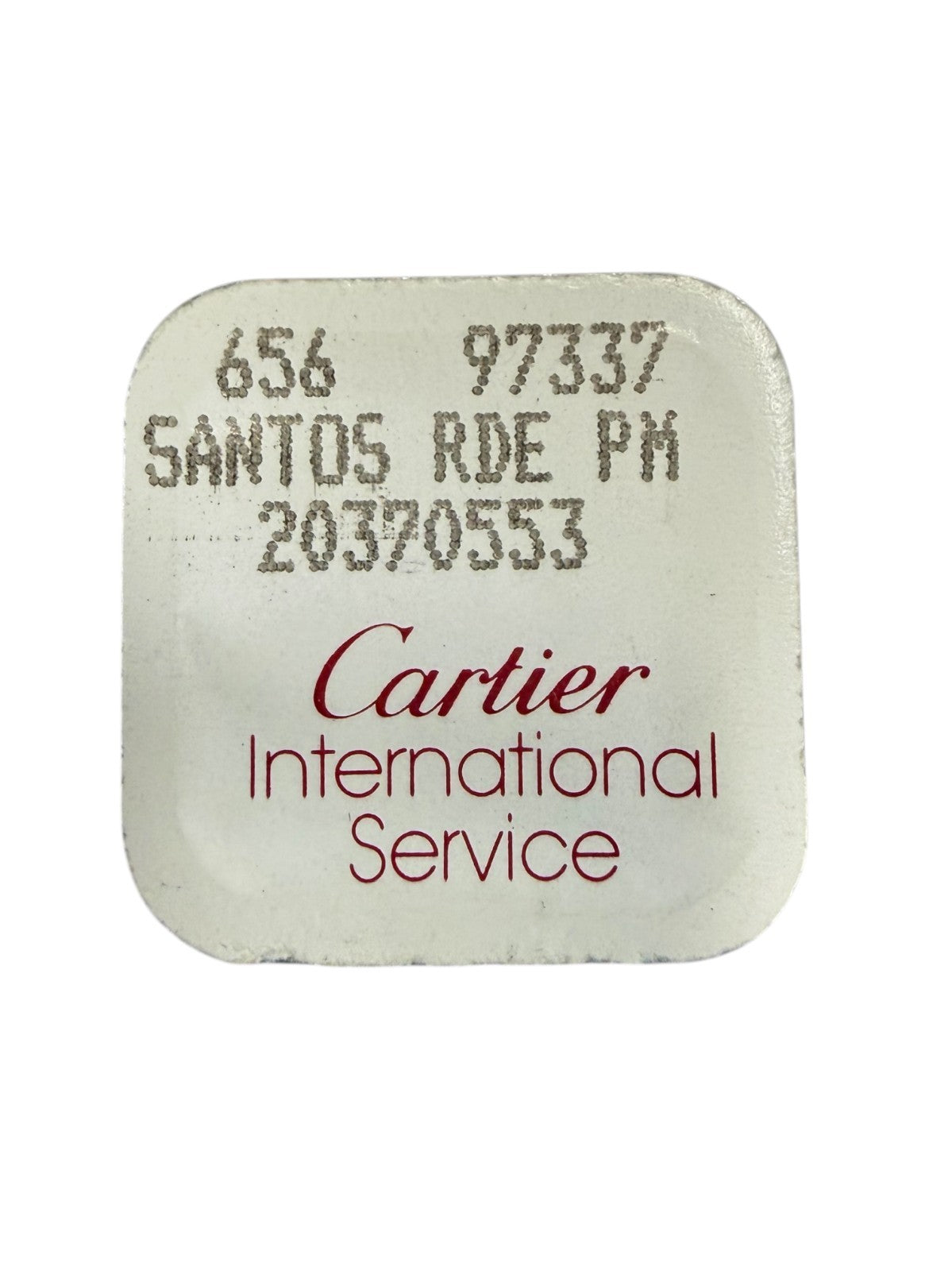 Authentic Cartier Santos RDE PM Component  Ref. 20370553 / 656 97337 (Open Pack)