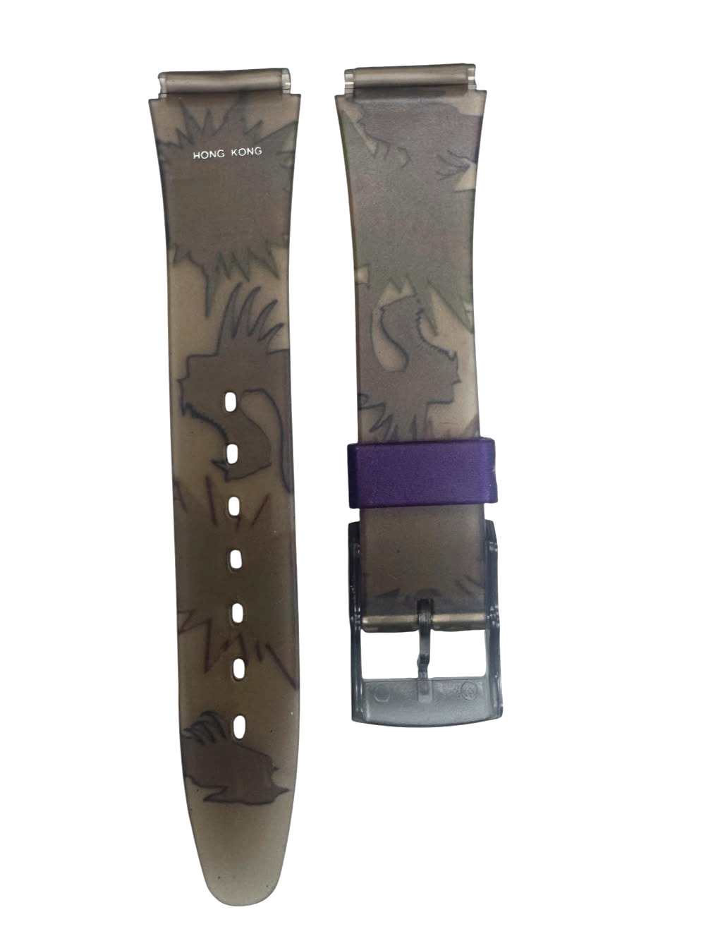 18MM PVC PLASTIC WATCH BAND HYDRA HEAD DRAGON DESIGN for MARVEL FANS