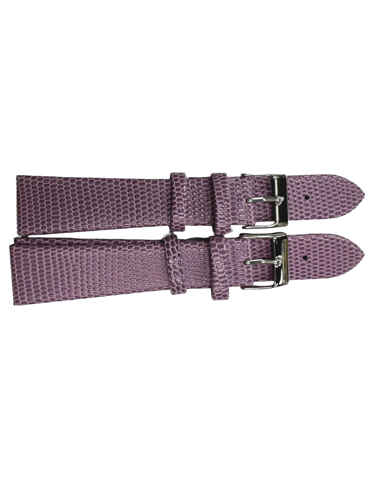 SET OF 2 Quality WATCH BAND GENUINE LEATHER LIZARD GRAIN SIZES 12MM-22MM