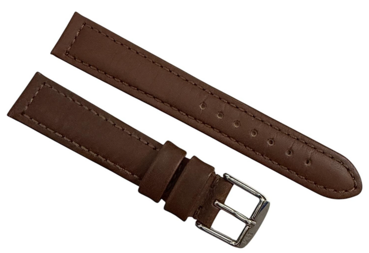 18mm Brown color Genuine Leather Watch Band