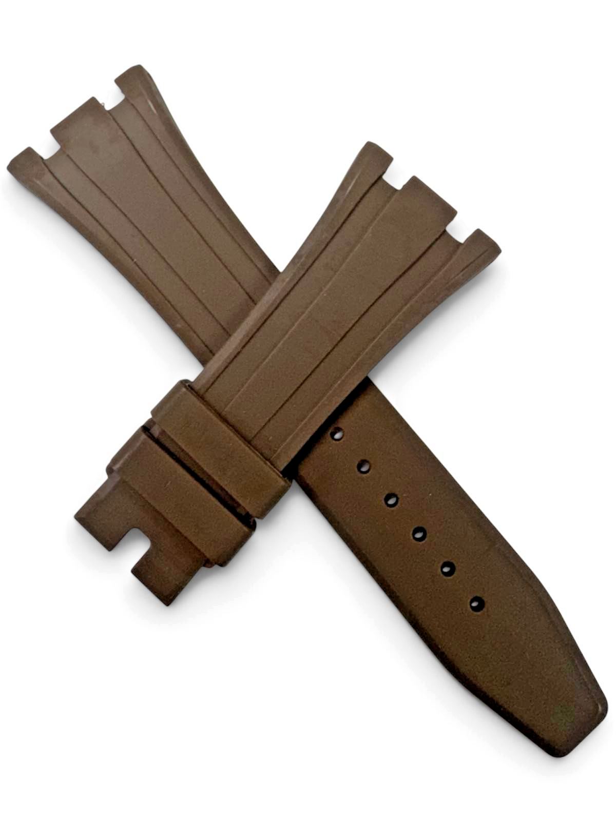 High-Quality Brown Watch Band – 27mm for AP Watches | No Buckle