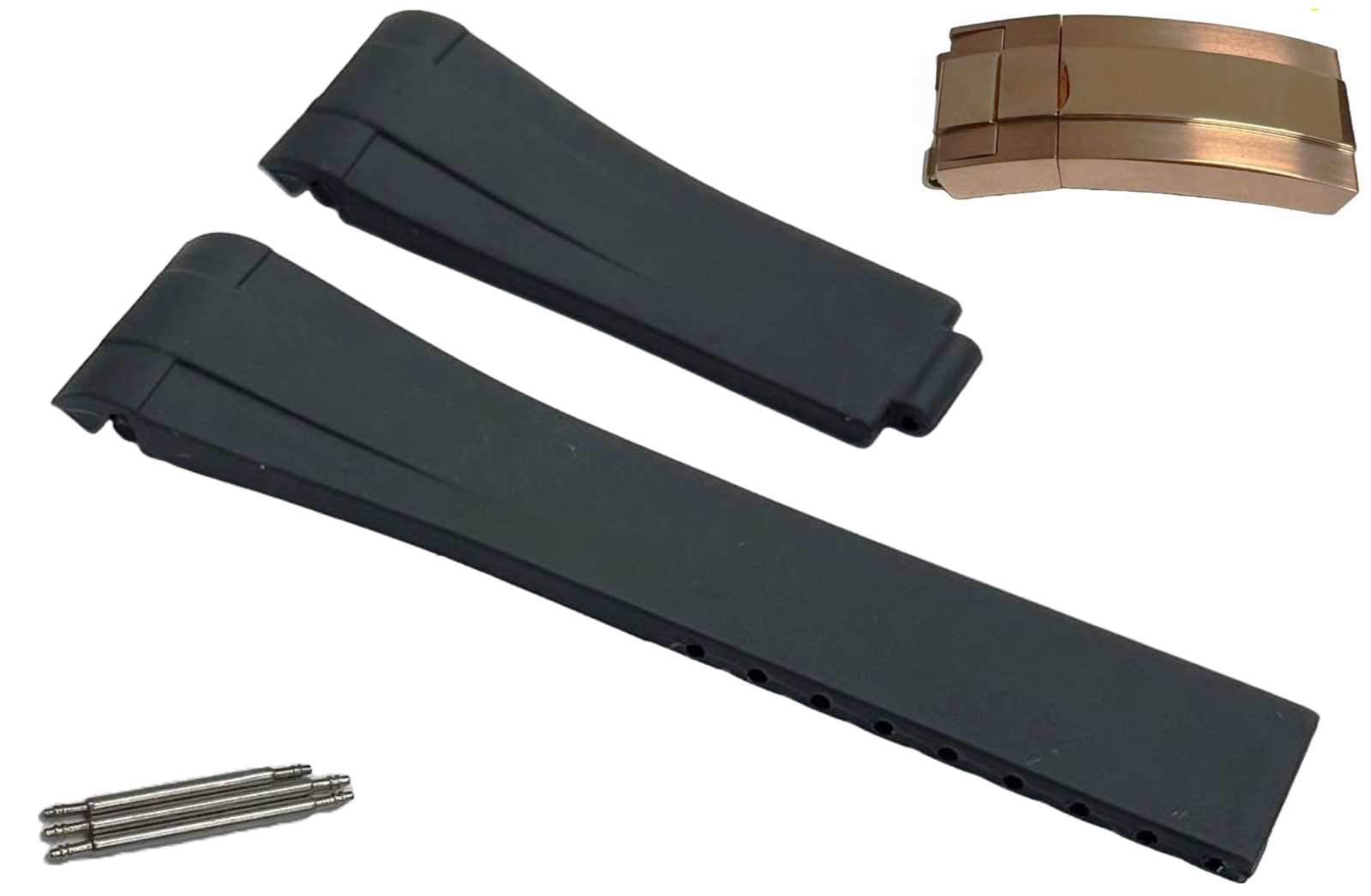 ROLEX BLACK Watch Band 20MM Fits DateJust SUBMARINER GMT DAYTONA EXPLORER