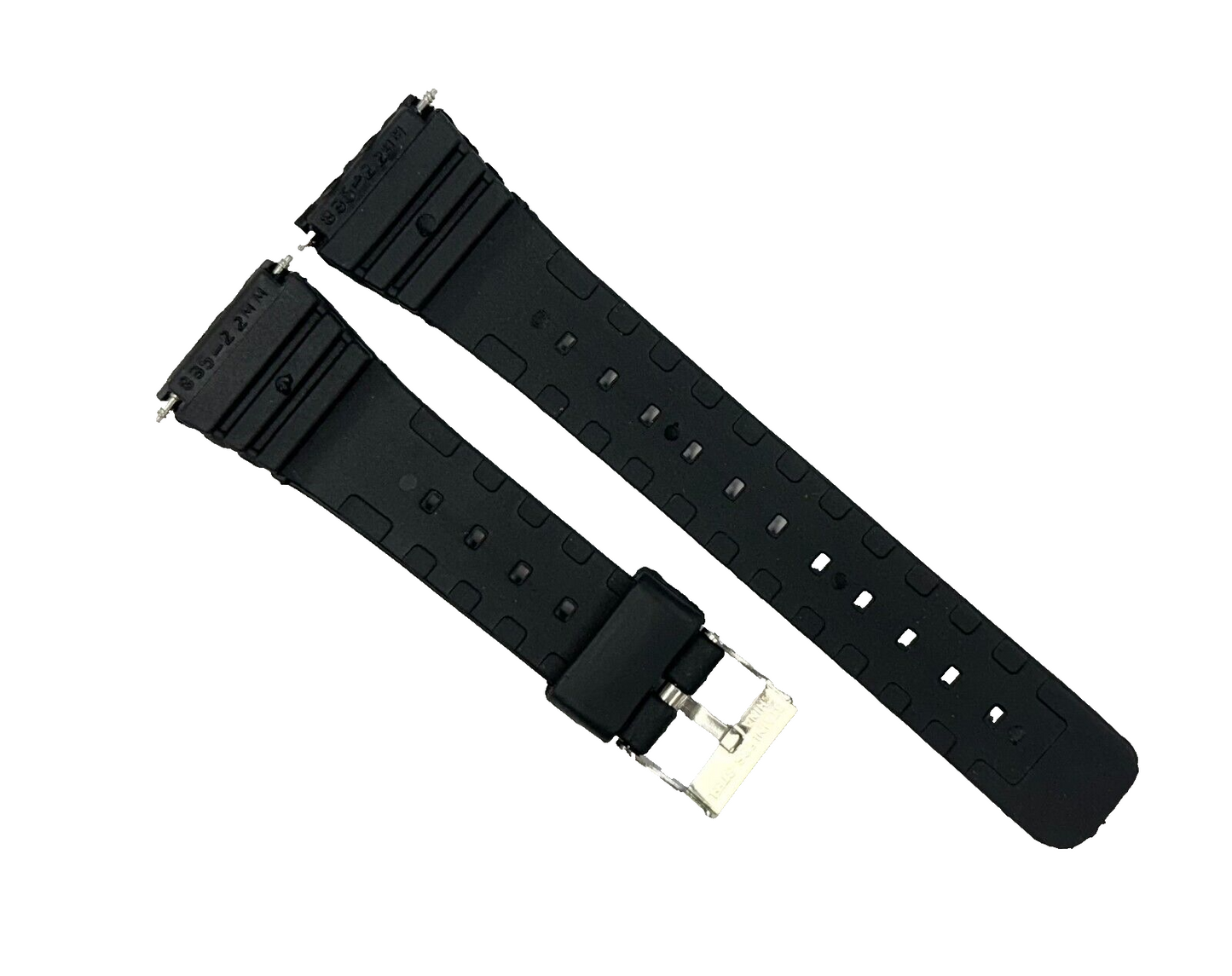 Lot of 6, 22mm PVC Plastic Watch Band Fit to CASIO & Other Watches