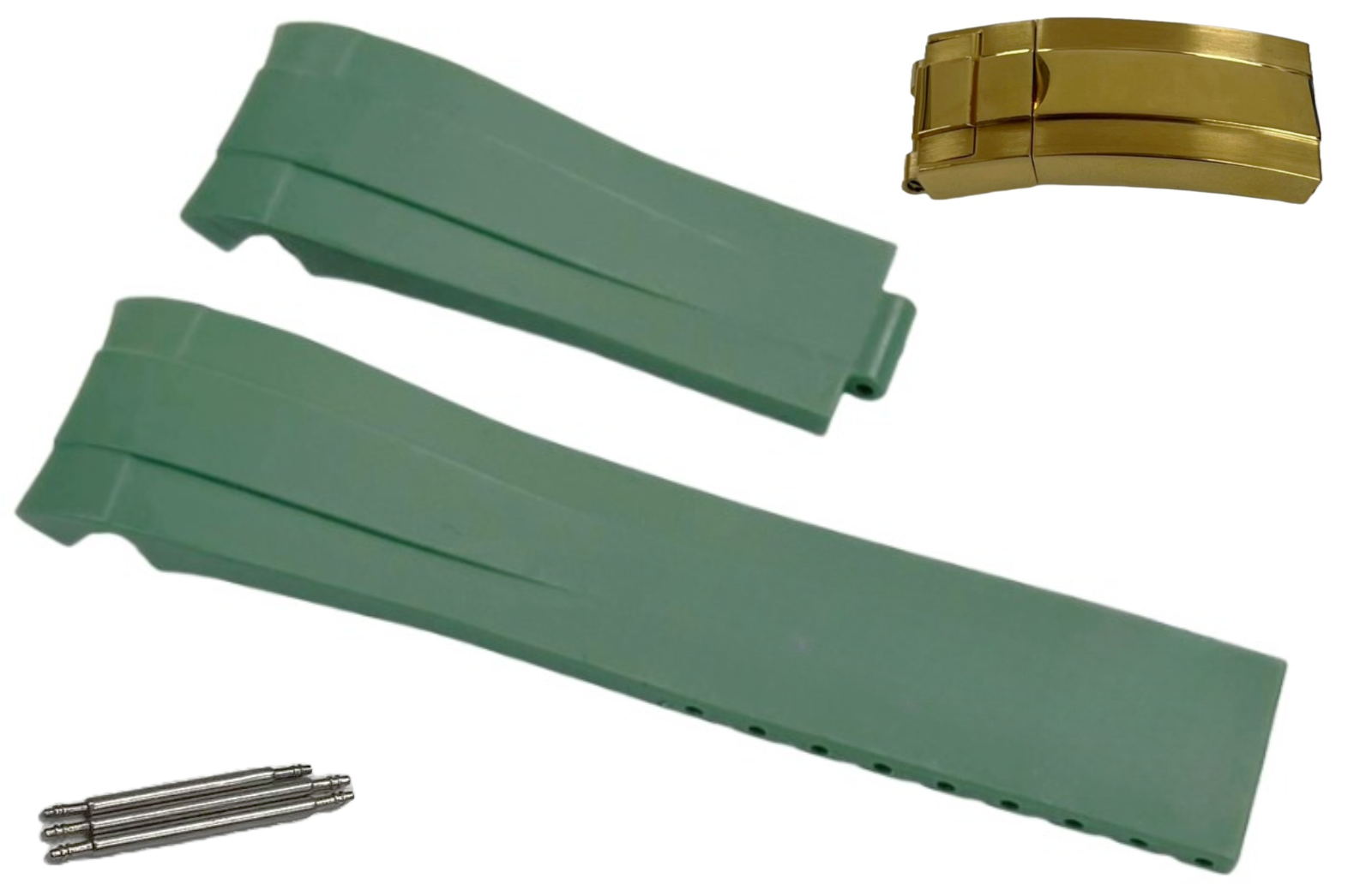 ROLEX HUNTER GREEN Watch Band 21MM Fits DateJust SUBMARINER GMT DAYTONA EXPLORER
