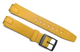 PVC PLASTIC RUBBER WATCH BAND YELLOW COLOR DESIGN