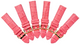 20x20MM Pink Genuine Leather Alligator Grains Watch Band, Lot of 6 bands