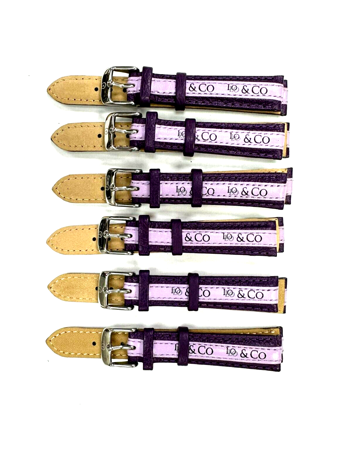 Alot of 6Watch Band /purple /pink Fabric leather wrist Watches band