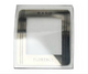 Mineral Crystals Rado Double Dome Rect Silver Trim Design (37.0×30.0)mm