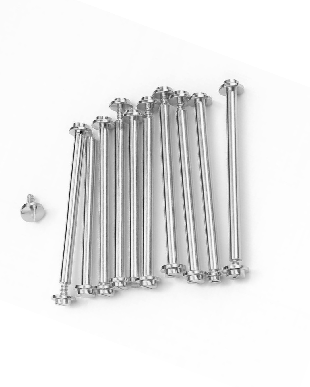 Gucci Style Gold & Silver T-Bars | 3mm Head | 1.3mm Tube | 8–40mm | Lot of 10