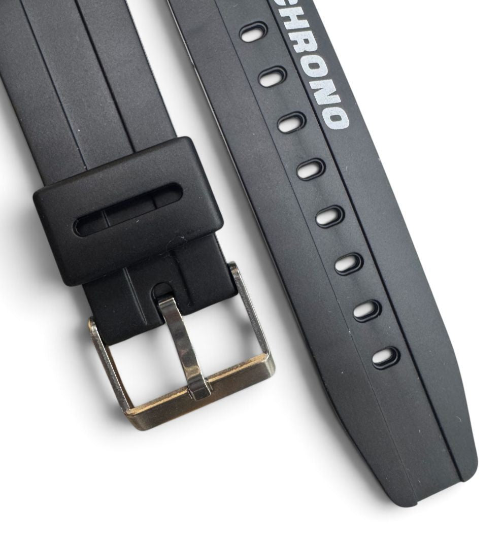 20MM BLACK WATER RESIST WATCH BAND for Seiko, Citizen Diver Sports Watches