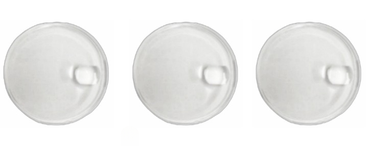 Lot of 3pcs Plastic Watch Crystals ROLEX Cyclop 145 Fit Model 15000,15003, 15505