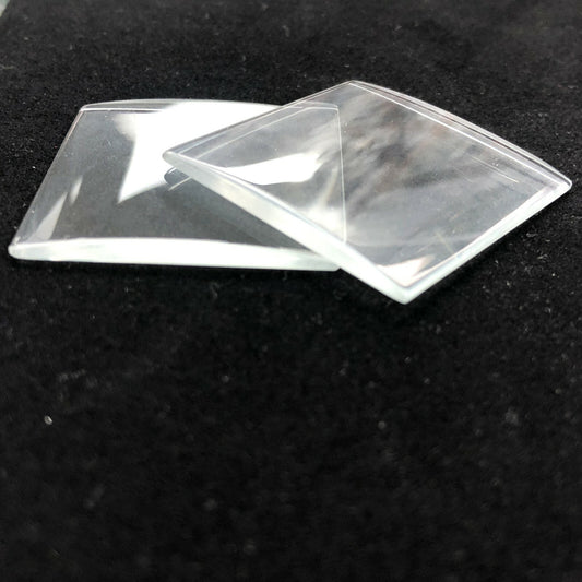 Watch Mineral Crystal Single Dome Square Sheets 32.0mm to 35.0mm
