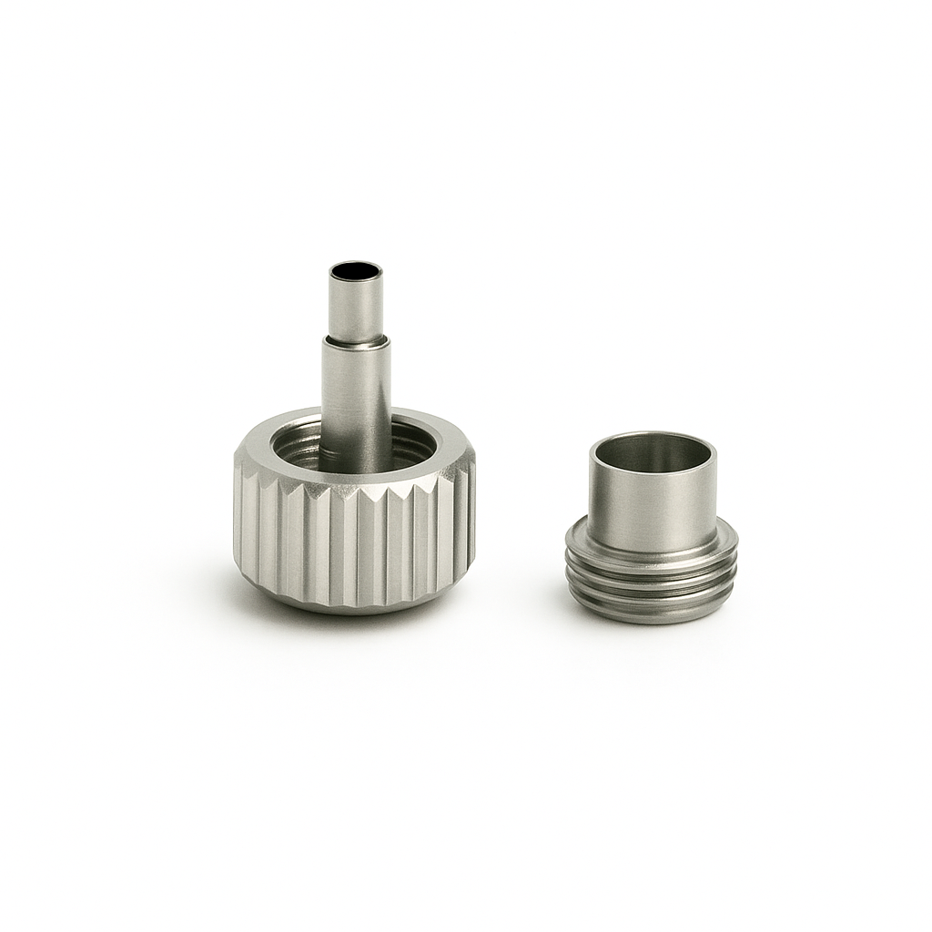 Silver Screw Crown | 6.9mm - Universal Fit | Luxury Watch Repair Part