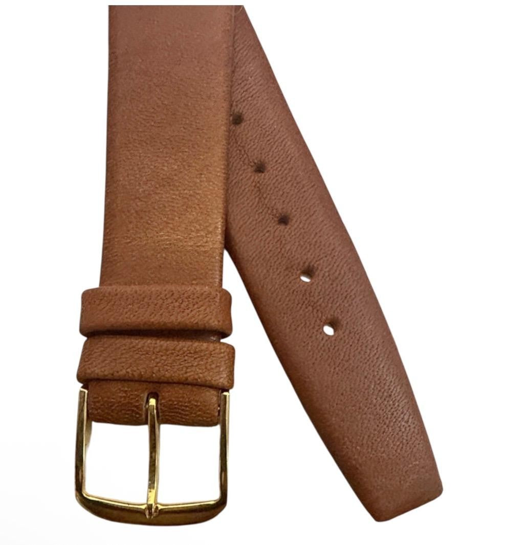 KREISLER Brown Watch Band Flat calf skin Leather Hong Kong 16mm
