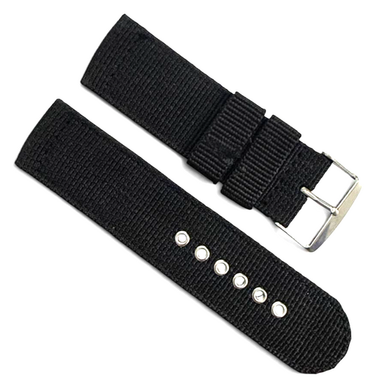 Black color Fabric Band strap-24mm