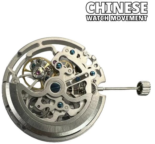 Chinese Watch Movement Automatic Mechanical TY2809 3Hands Overall Height 8.0mm
