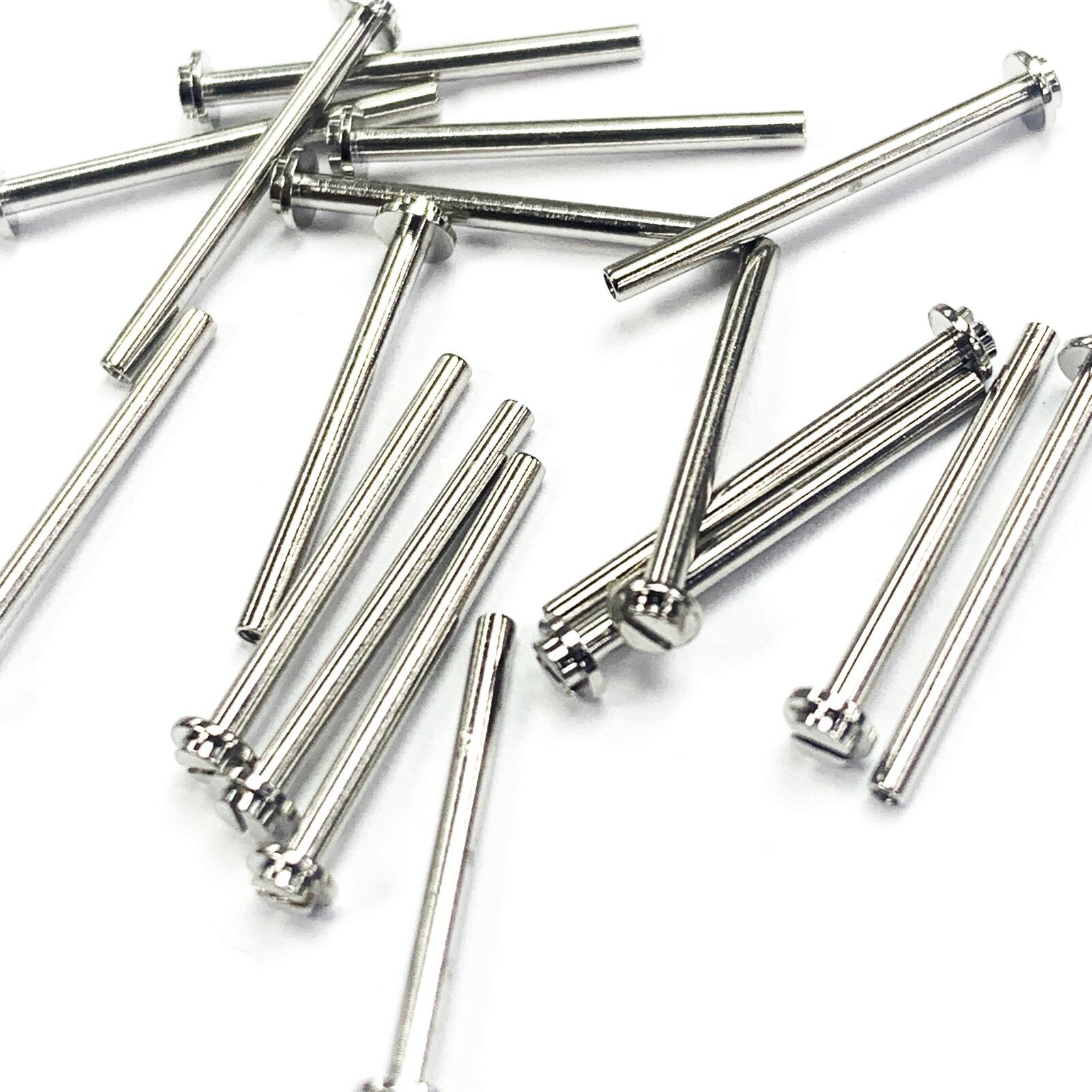 10 Gucci Type T-bar Screw Lugs fit Gucci Band Gold and Silver 1.3 MM, 8-24 MM