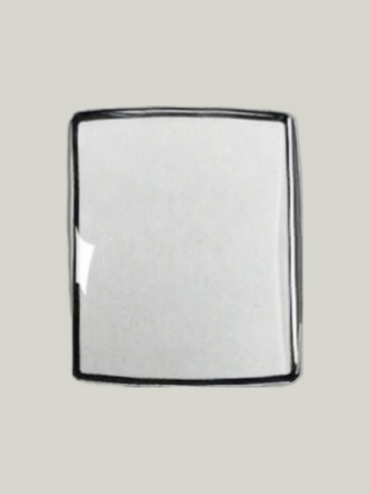 Mineral Crystal BULOVA Ladies Single Domed Silver Trim (20.0×16.1)mm Fit 96L95