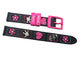 13MM RUBBER WATCH BAND BLACK & PINK COLOR MINNIE DESIGN