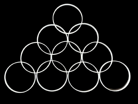 245/245C, 2.3mm Height, Crystal Gasket for Rolex Sapphire Crystal