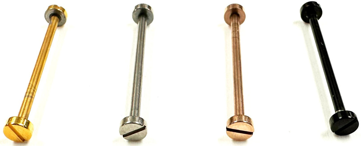 Watch Screw Lugs (Pins) Size (12mm to 40 mm) Thick 1.5mm for Steel/Leather Bands