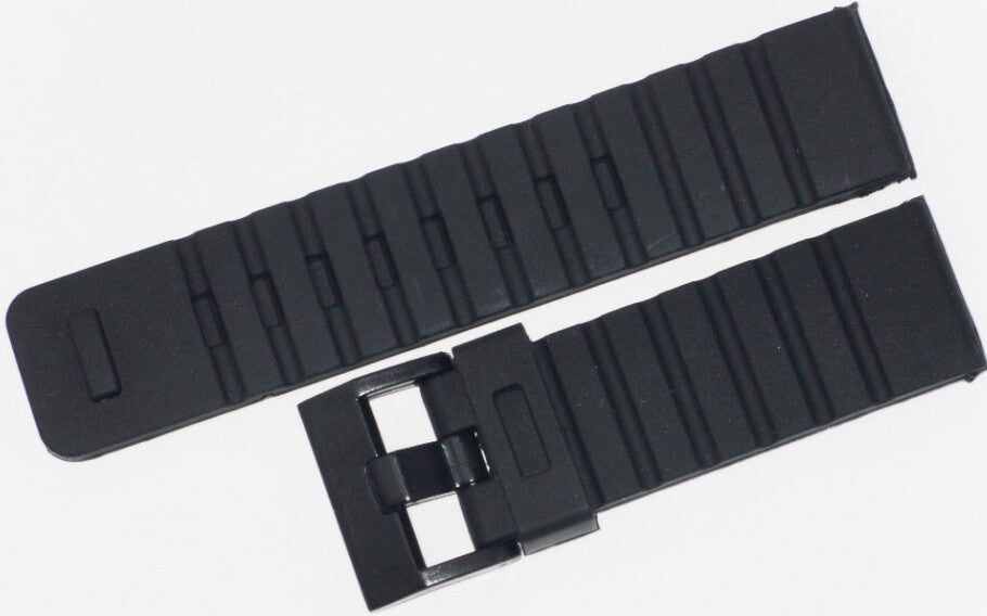 Watch Band Silicone Black 24mm (Heavy) Sports Watches