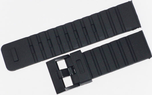 Watch Band Silicone Black 24mm (Heavy) Sports Watches