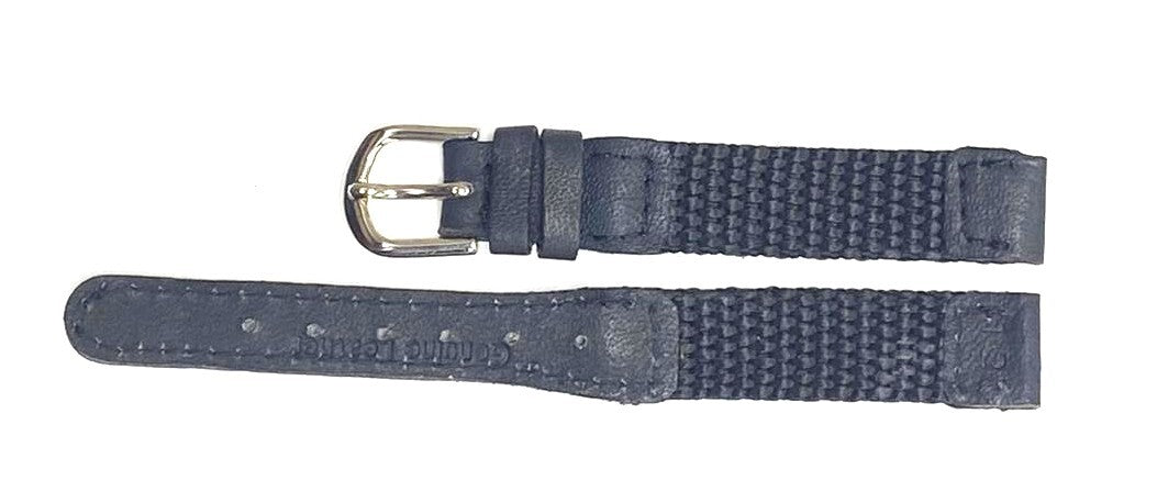 Lot of 6Pcs Watch Bands Black Leather & Fabric Fits Swiss Army ladies Watches