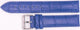 Watch Band Genuine Leather Alligator Grain 18mm,20mm Navy  Blue ( A1 Quality)